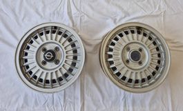 2 Opel Rekord etc Alufelgen 5 1/2 x14 ET43 4 Loch