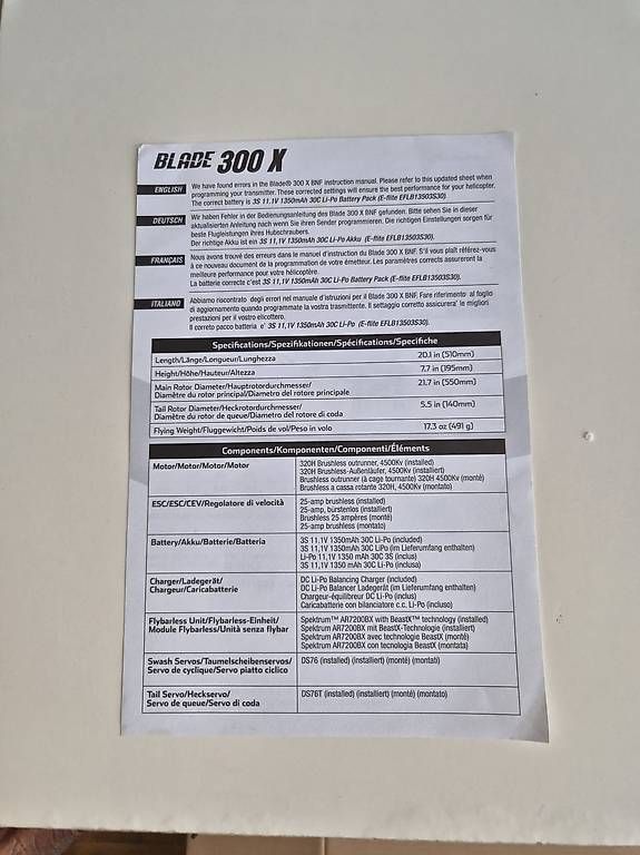 Modellismo RC: Blade 300x helicopter – Usato da Genève venduto da Thefirstseller 3