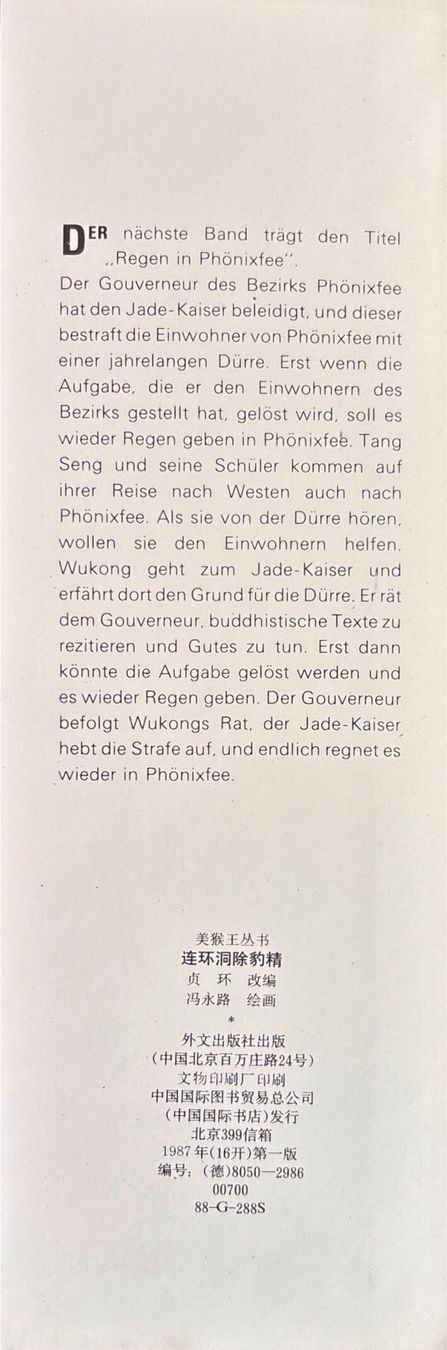 Libri: Die Gespenster der Lianhuan-Höhle – Nuovo (secondo la descrizione) da Sarnen venduto da Livres 3