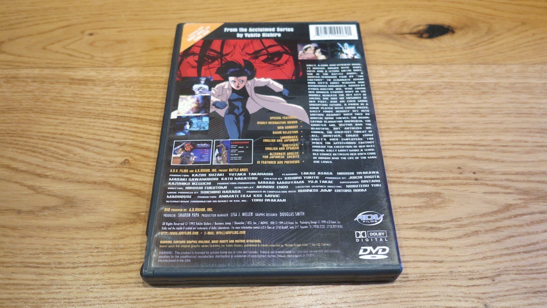 Alle DVDs: Battle Angel – Gebraucht aus Bettmeralp von stermei 1