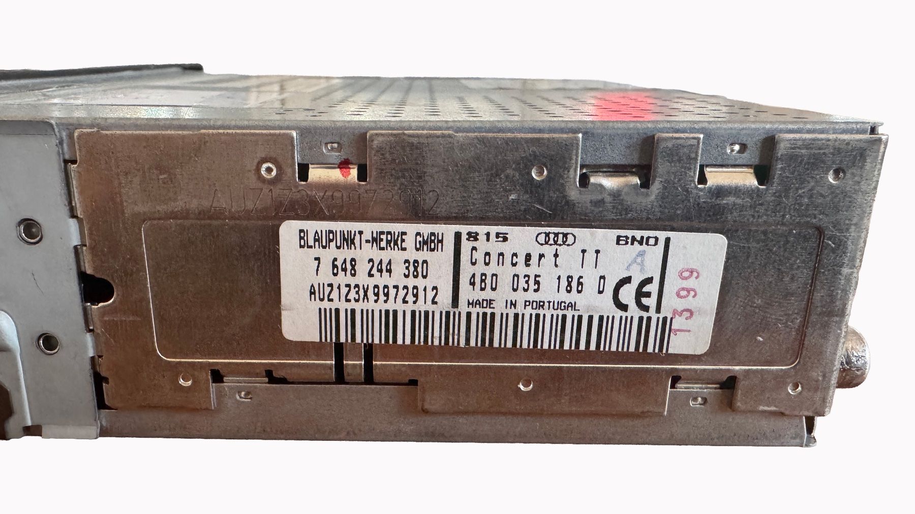 Blaupunkt Radio: Original Audi Concert Radio 4B0035186D mit Code – Usato da Kleinandelfingen venduto da _Sebi 4
