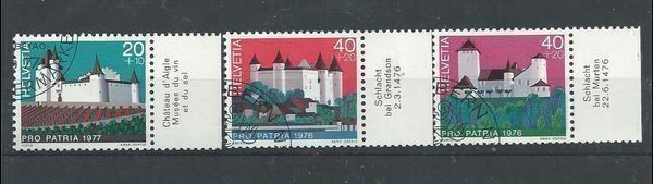 Tutti i francobolli: 1977 Pro Patria – Usato da Trübbach venduto da Sammer51