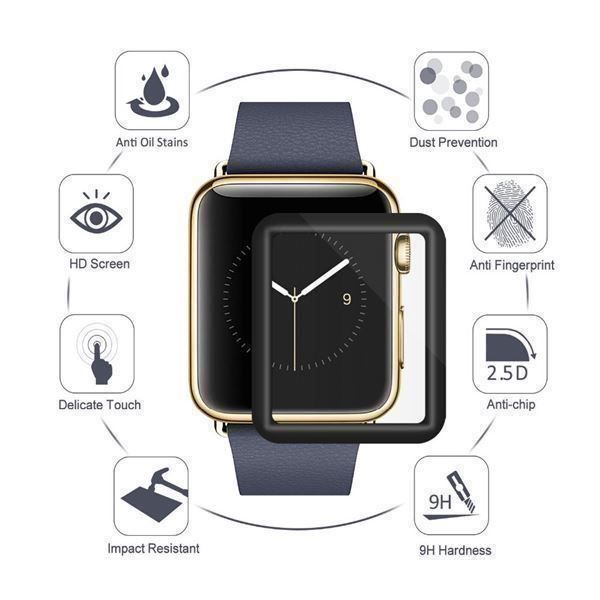 Covers & Schutzfolien: Apple Watch 40mm Panzerglas Folie 4D – Neu und originalverpackt aus Zürich von Store-247 1