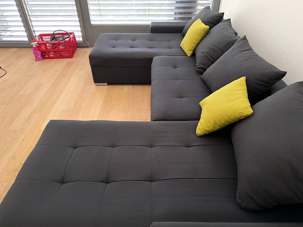 Sofas: Sofa U-Form mit Bettfunktion - Professionell gereinigt – D'occasion à Dübendorf par rad_55ph 2