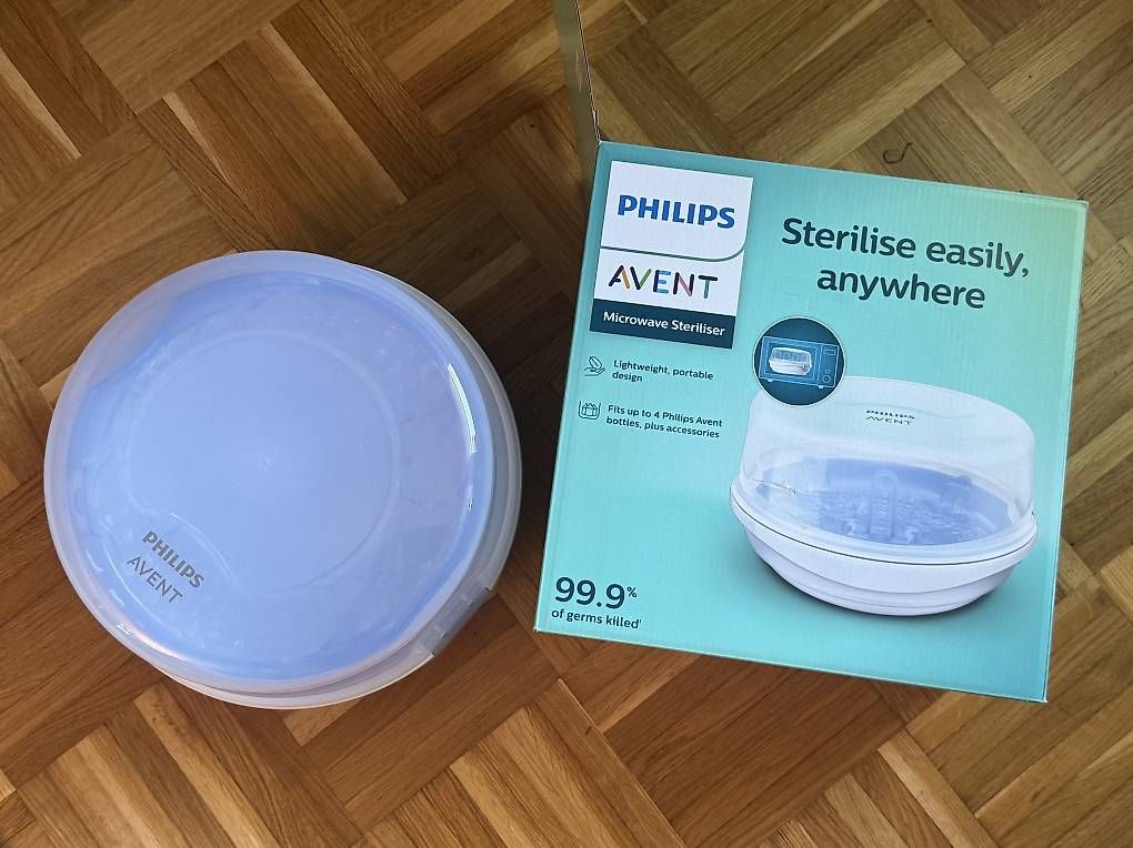 Pasti del neonato: Philips Avent Mikrowellen Sterilisator – Usato da Bern venduto da ronjaJS