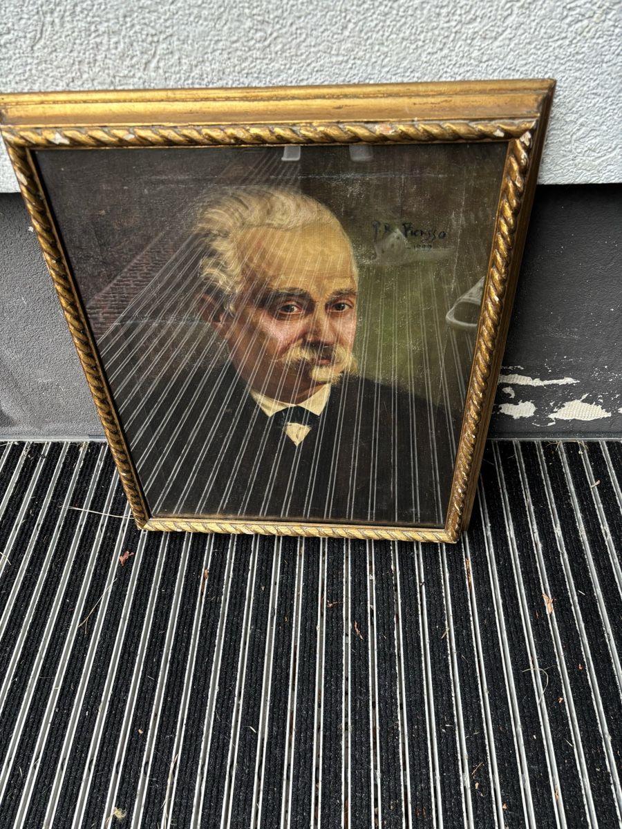Dipinti: Rare portrait 1899 signed and great condition – Usato da Wädenswil venduto da Milan1977 1
