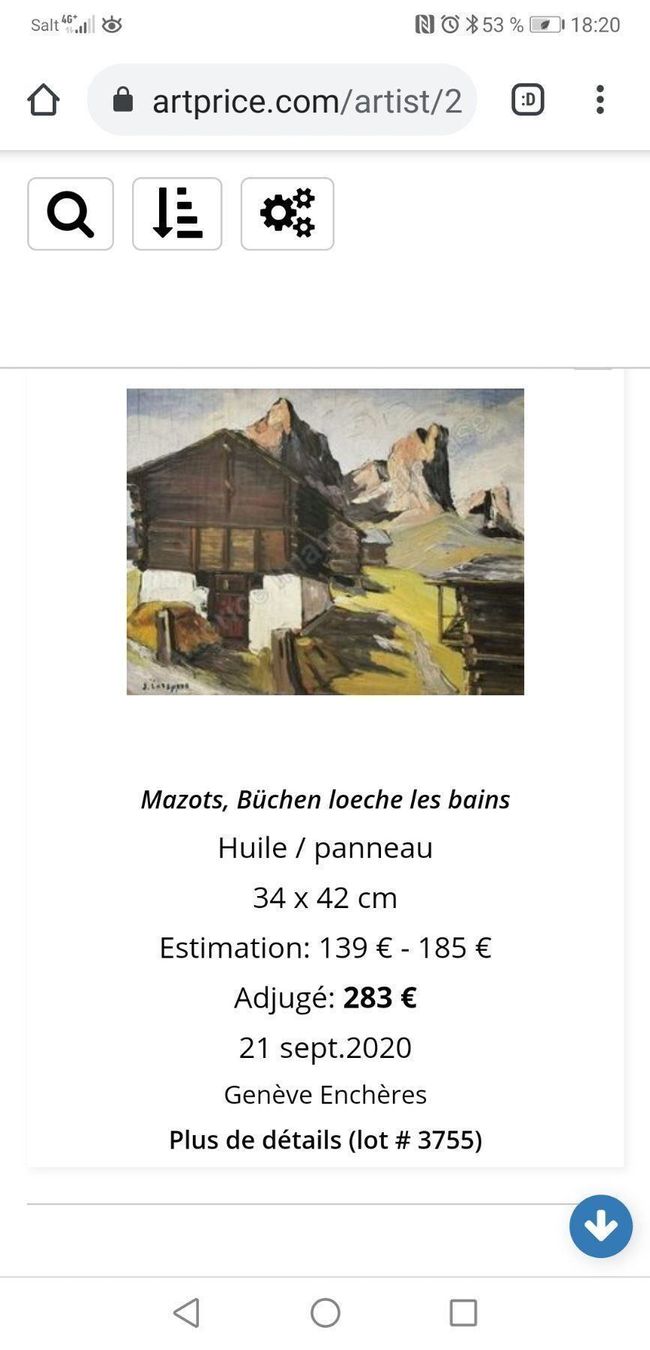 Gemälde: JEAN LASSUEUR (1899-1980) – Gebraucht aus Genève von Qanil77 7
