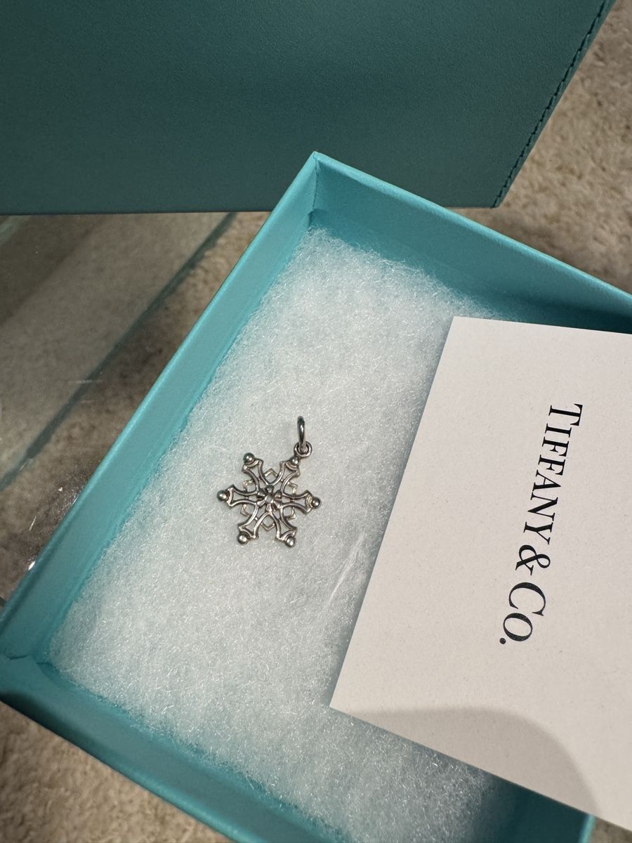 Tiffany & Co. Ciondoli: Tiffany & Co. Sterling Snowflake Charm Pendant – Nuovo (secondo la descrizione) da Schwyz venduto da ann_5w8m 5