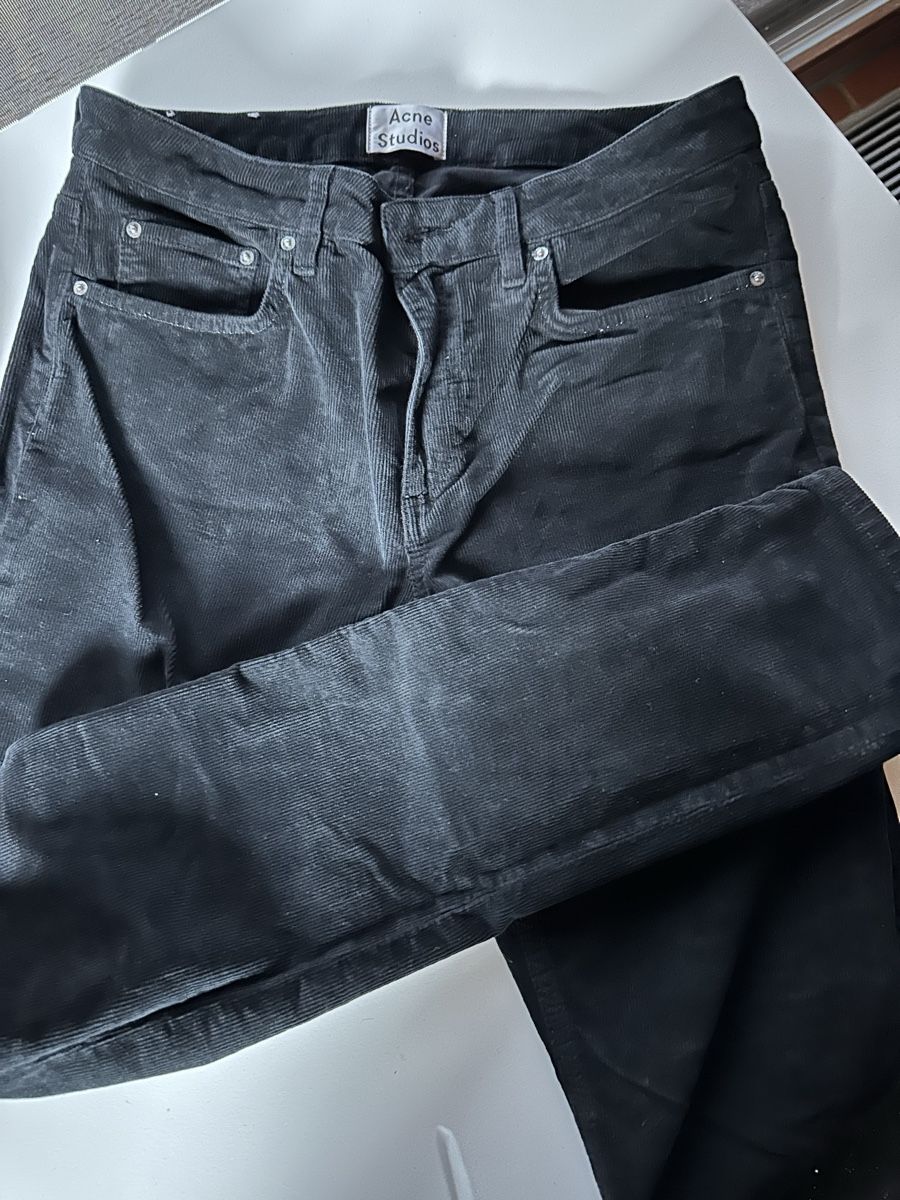 Acne Studios Jeans: Acne Studios Cord Skin 5, Schwarz – Usato da Himmelried venduto da cookie50000