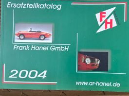 Alfa Romeo Ersatzteilkatalog 2004 – Frank Hanel GmbH