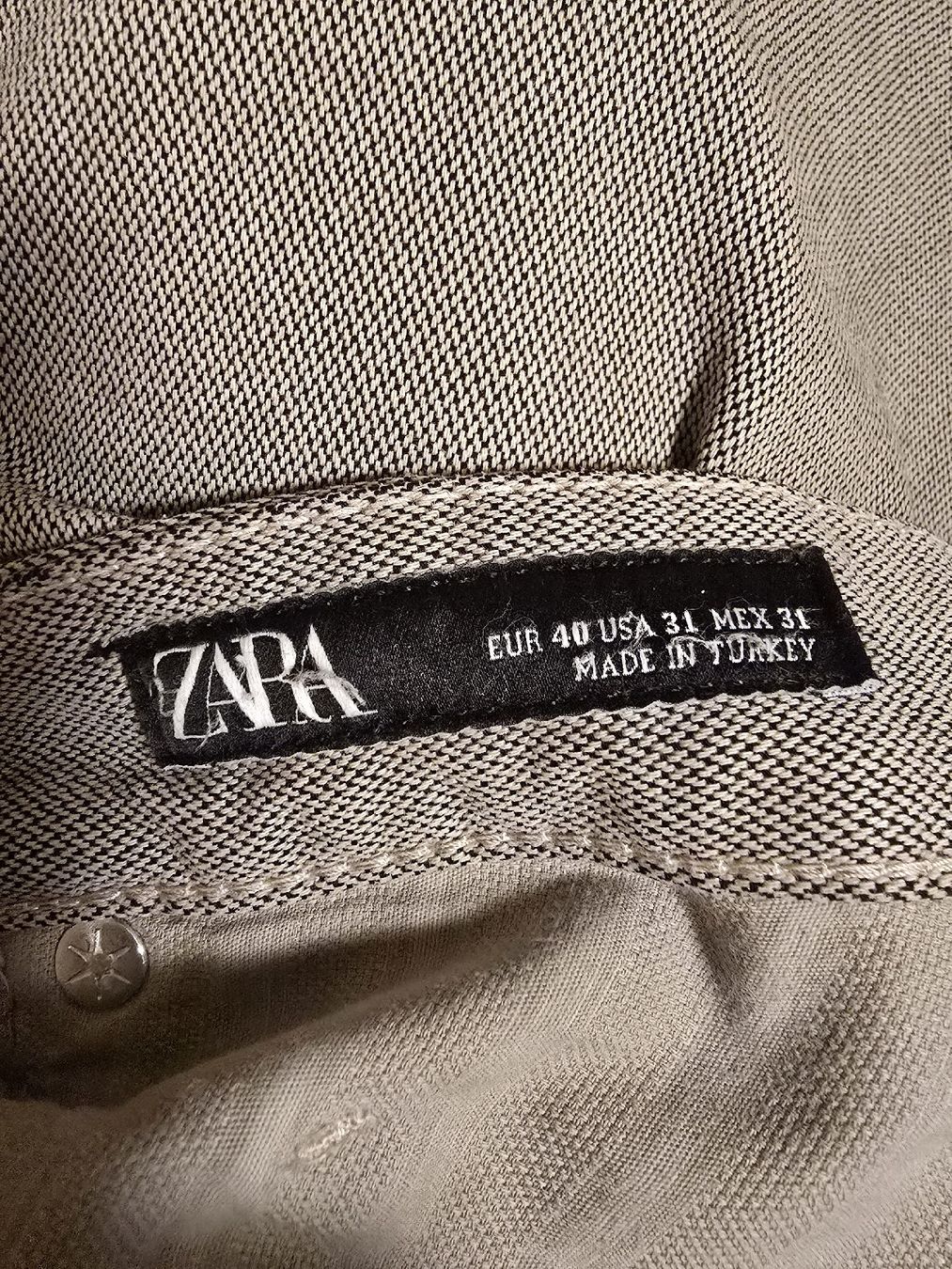 Pantaloni: Zara Herren Jeans, Khaki, Grösse 40 – Usato da Luzern venduto da Moonviper 4