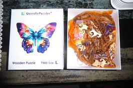 Holz Puzzle Wooden Schmetterling für Erwachsene