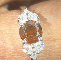 Rarität Diamanten Ring mit Zertifikat 