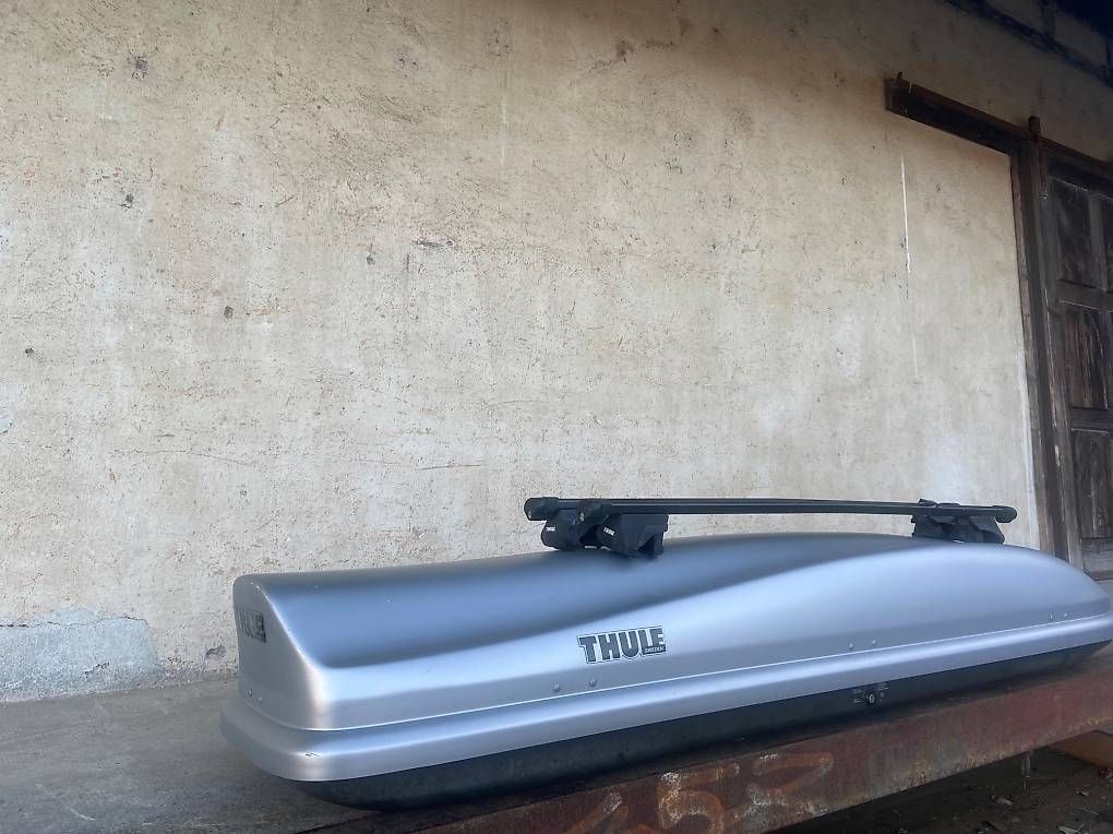 Box da tetto: Dachbox Thule 340 Liter mit oder ohne Dachträger – Usato da Leuzigen venduto da Doppelrad 1
