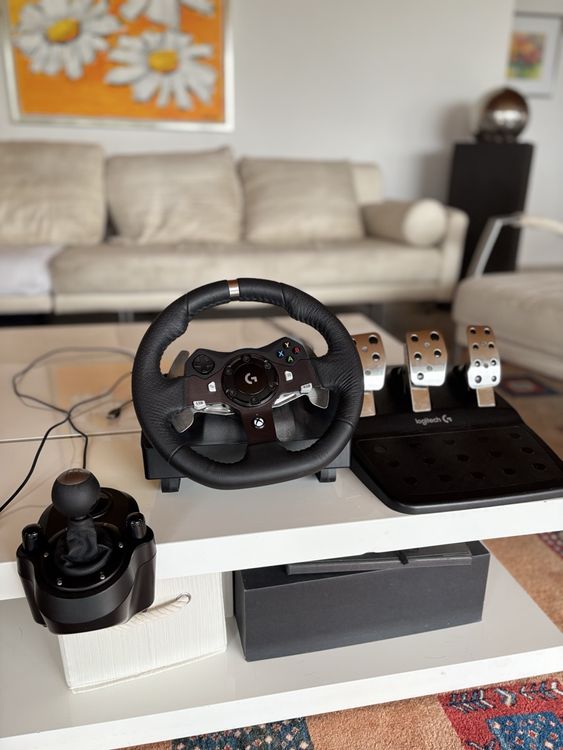 Logitech G920 Driving Force Rennlenkrad mit Gangschaltung (Gebraucht ...
