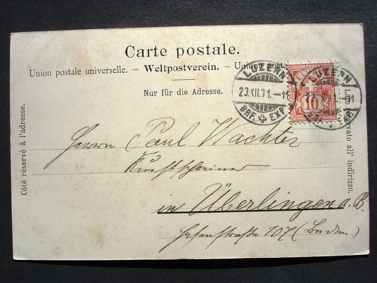 Cartes postales: Aussicht vom PILATUS – D'occasion à Jona par philajona 1