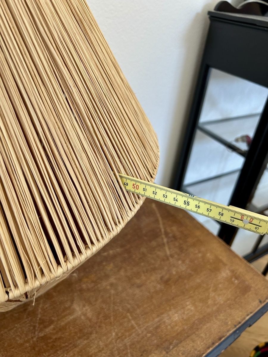 Lampadari & plafoniere: Suspension en raphia forme diamant (sans électrification) – Usato da Lausanne venduto da TelmaLouise70 5