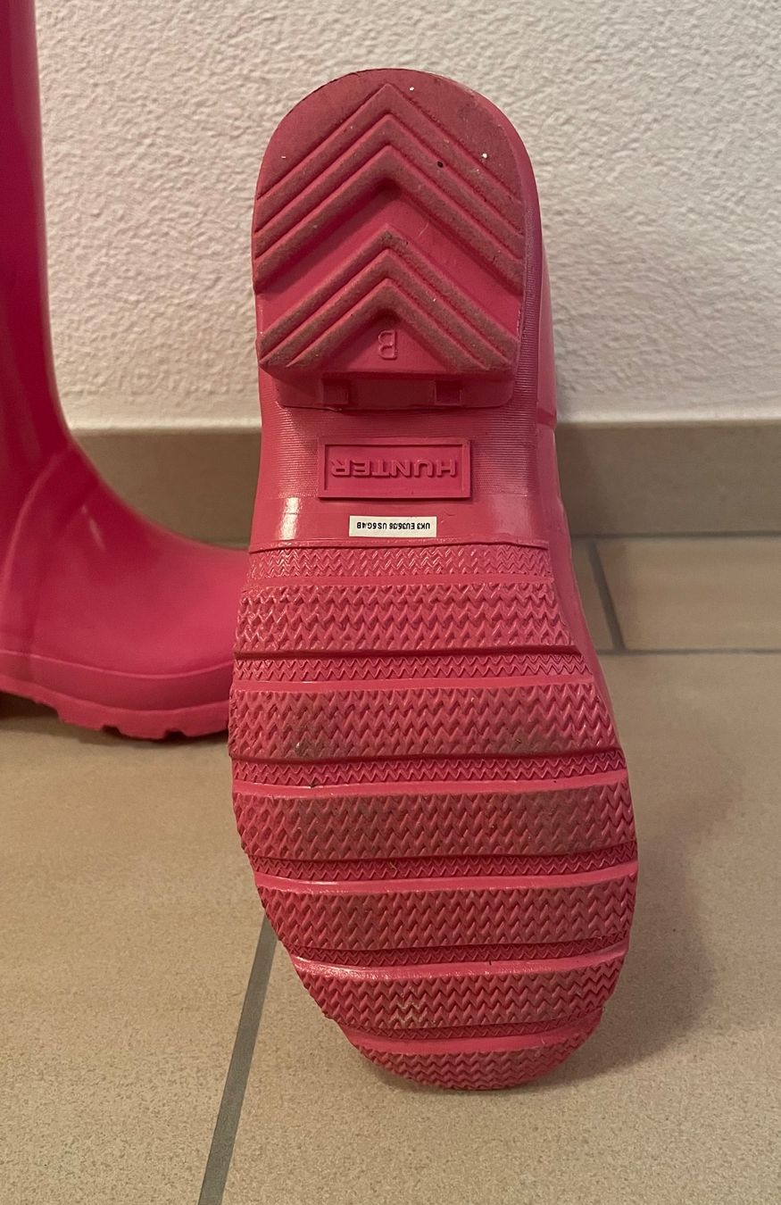 Scarpe per ragazze: Hunter Regenstiefel Gr. 35/ 36 – Nuovo (secondo la descrizione) da Schaffhausen venduto da London114 3
