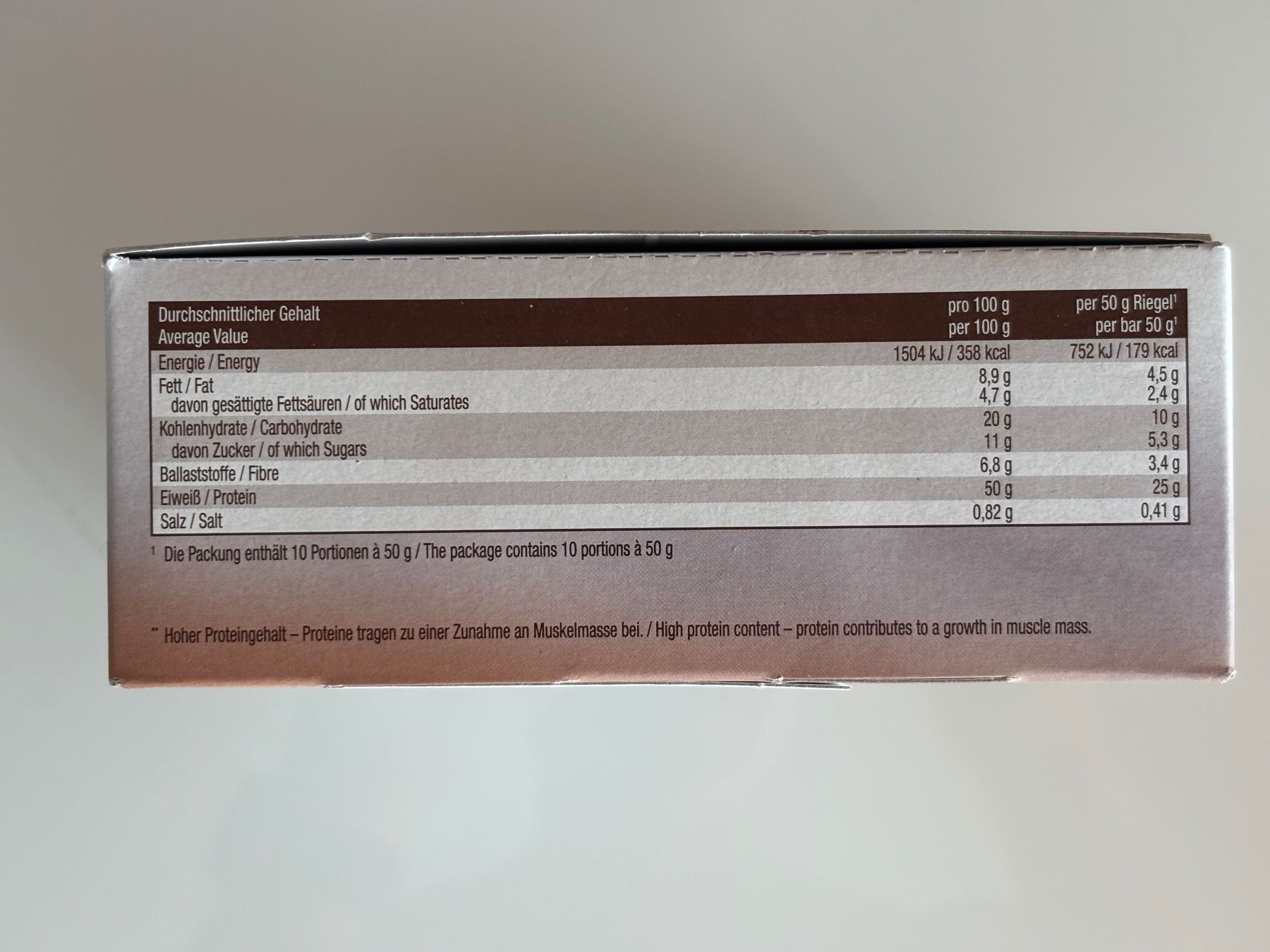 Fitline Lebensmittel & Spezialitäten: FitLine Protein Max Riegel Schokolade – Gebraucht aus Wangen SZ von Cabrio19 3