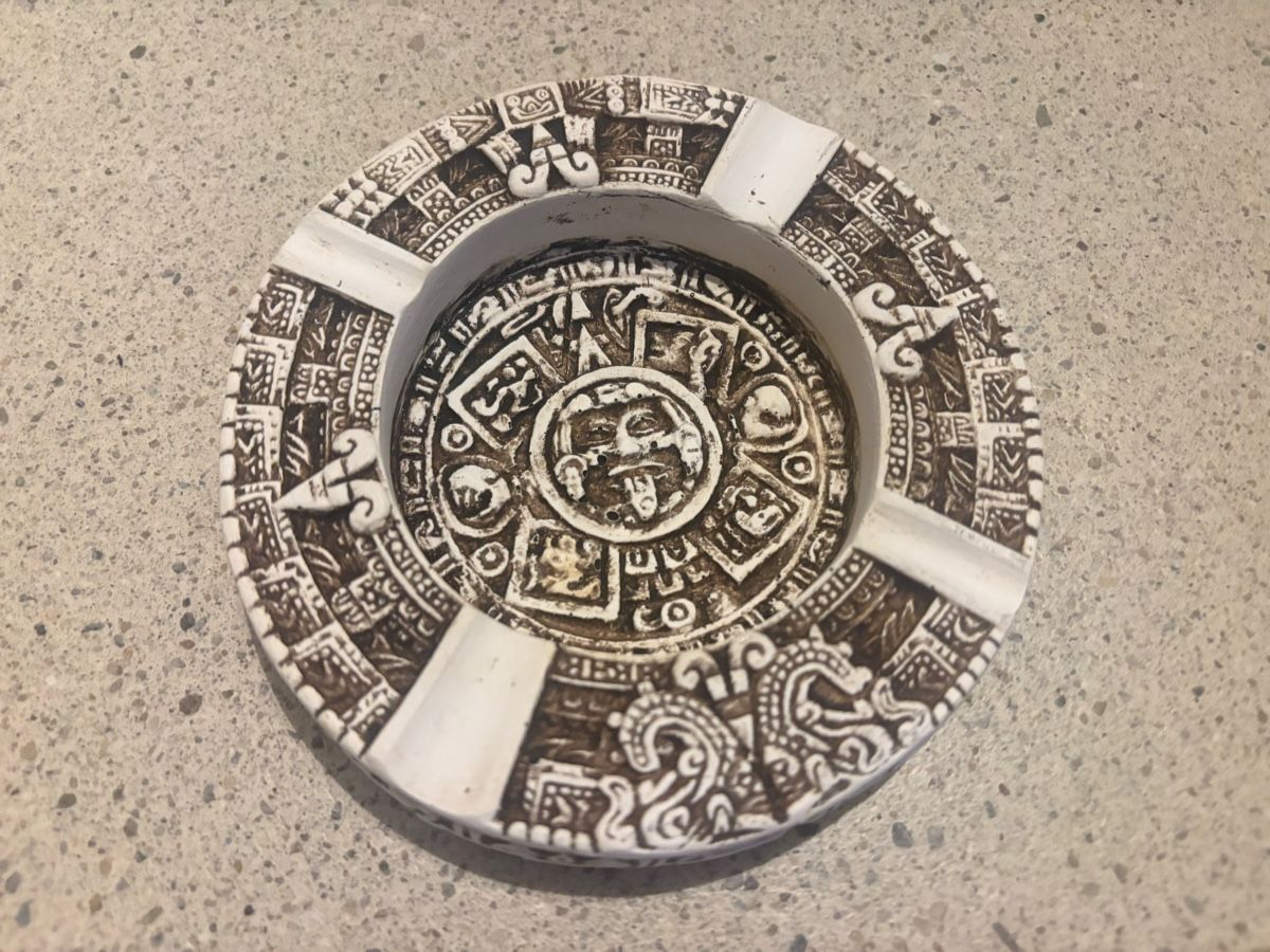 Portacenere: Aschenbecher Azteken Mexiko – Nuovo e nell'imballaggio originale da Schlieren venduto da pauley102