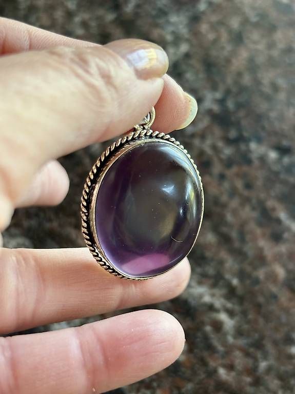 Anhänger: Grand pendentif améthyste – Neu (gemäss Beschreibung) aus Perroy von barballalla 1
