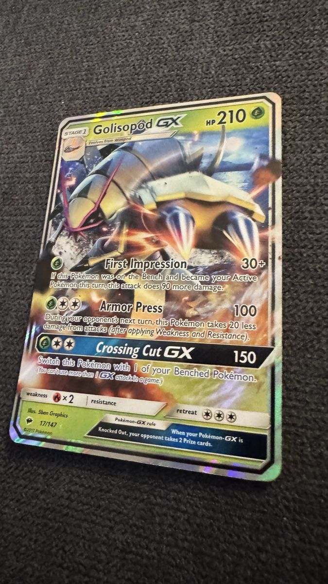 Pokémon Carte collezionabili: Pokemon Karte: Golisopod GX – Nuovo (secondo la descrizione) da Dietlikon venduto da abd_7qwy 4