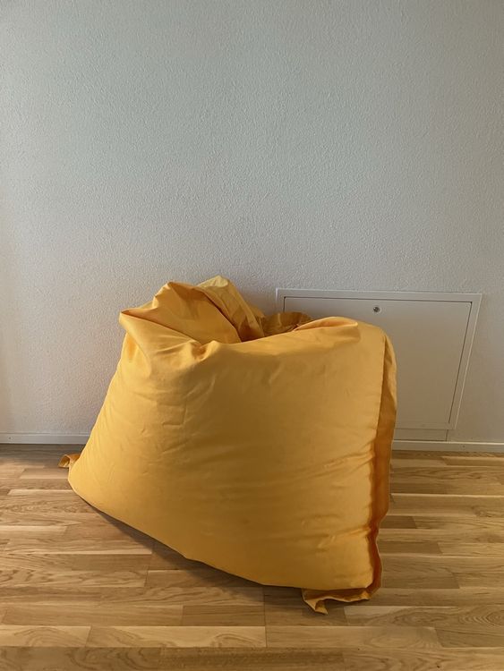 Not new but rarely used Mustard Yellow and Beanbag 5