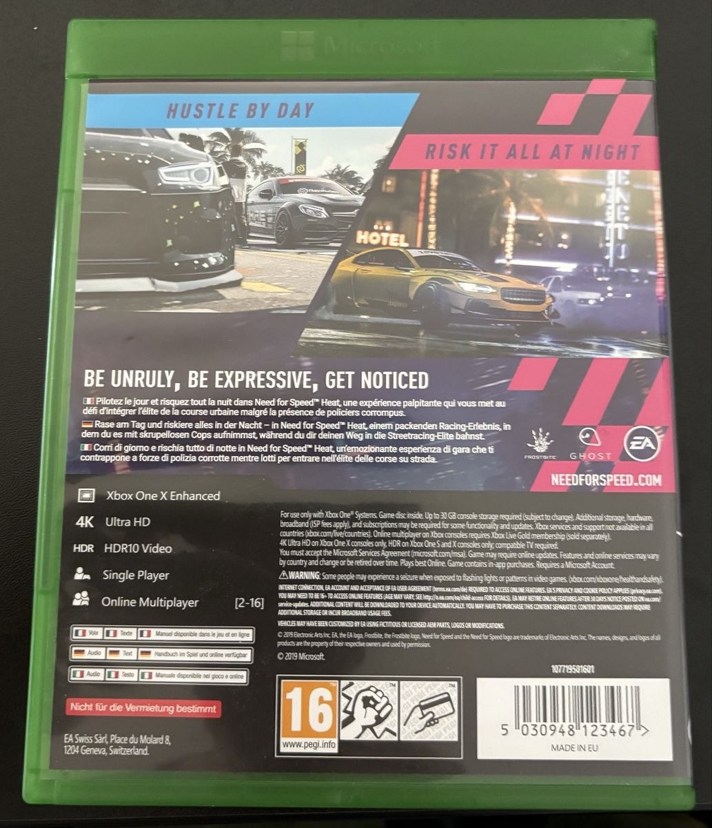Giochi: Need for Speed Heat for Xbox One – Usato da Basel venduto da dav_9vty 1
