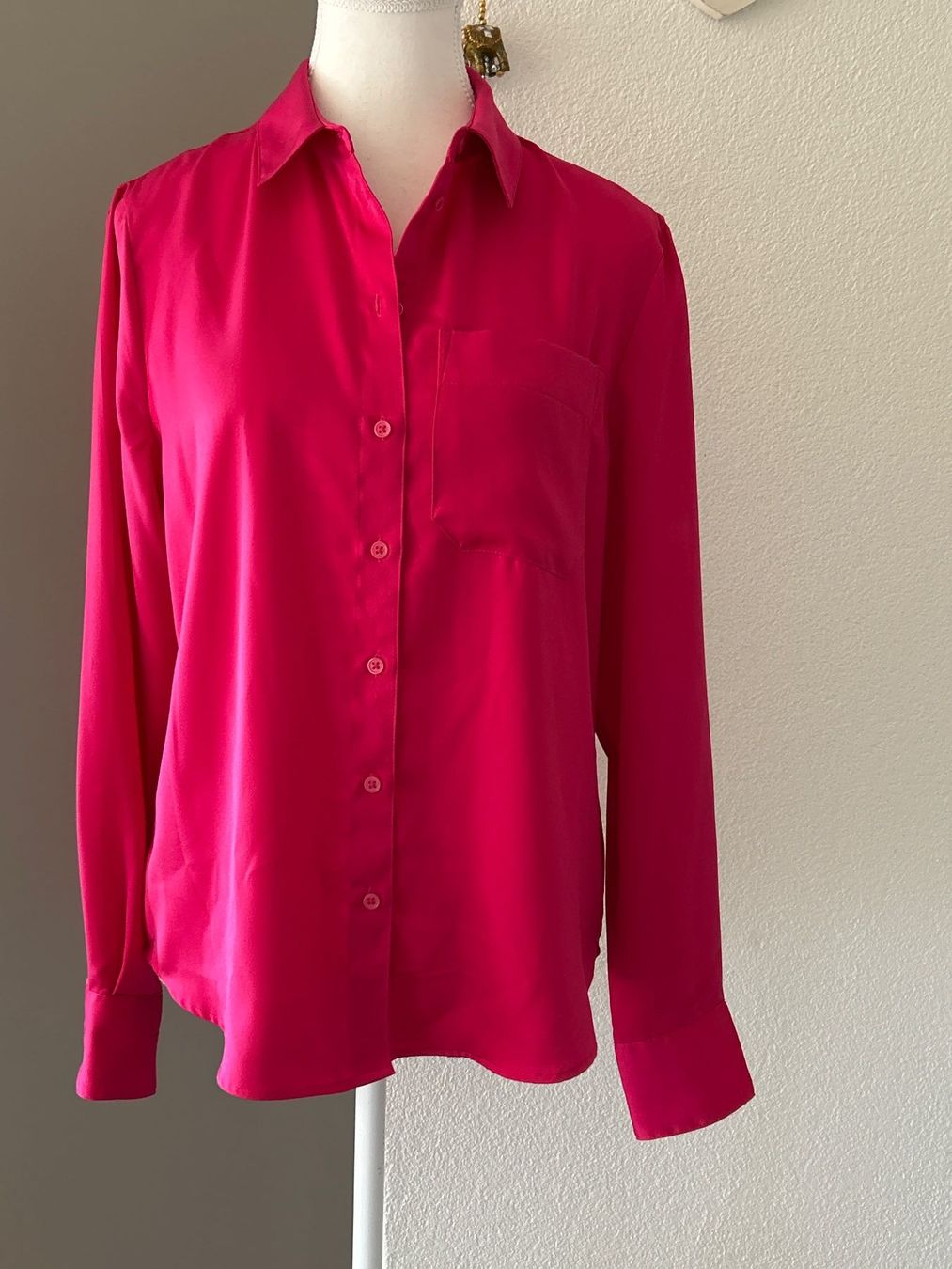Camicette: Langarm Bluse rot – Usato da Brunnen venduto da Nala2929 2