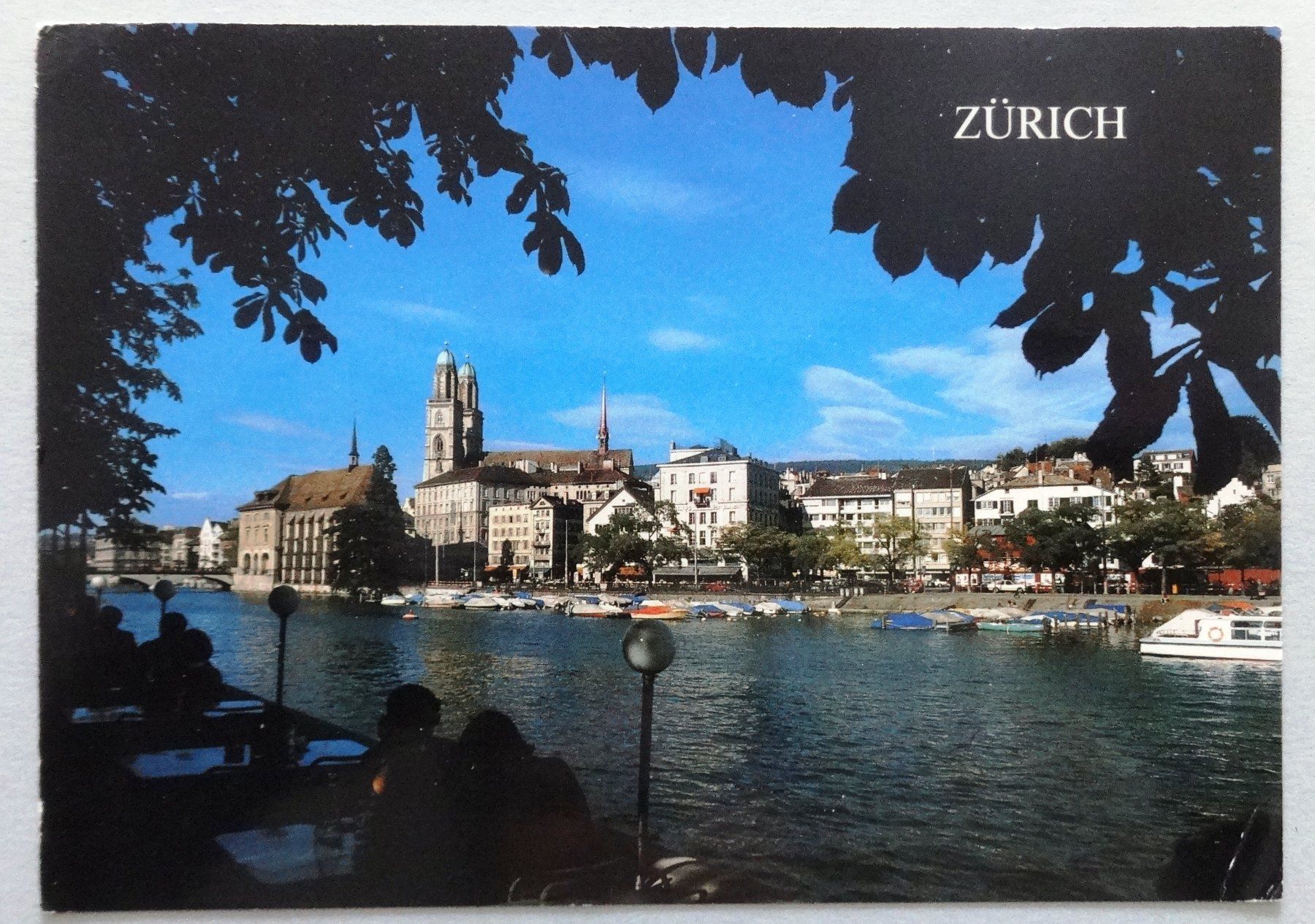 Ansichtskarten: Zürich, Limmat – Gebraucht aus Fétigny von Billy2miny