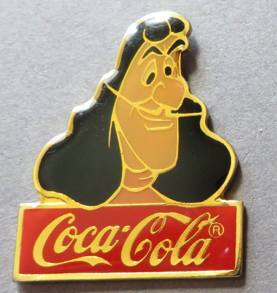 Disney Placchette & Badge: PIN, COCA-COLA, CAPTAIN HOOK DISNEY – Usato da Neuhausen venduto da luckimucki