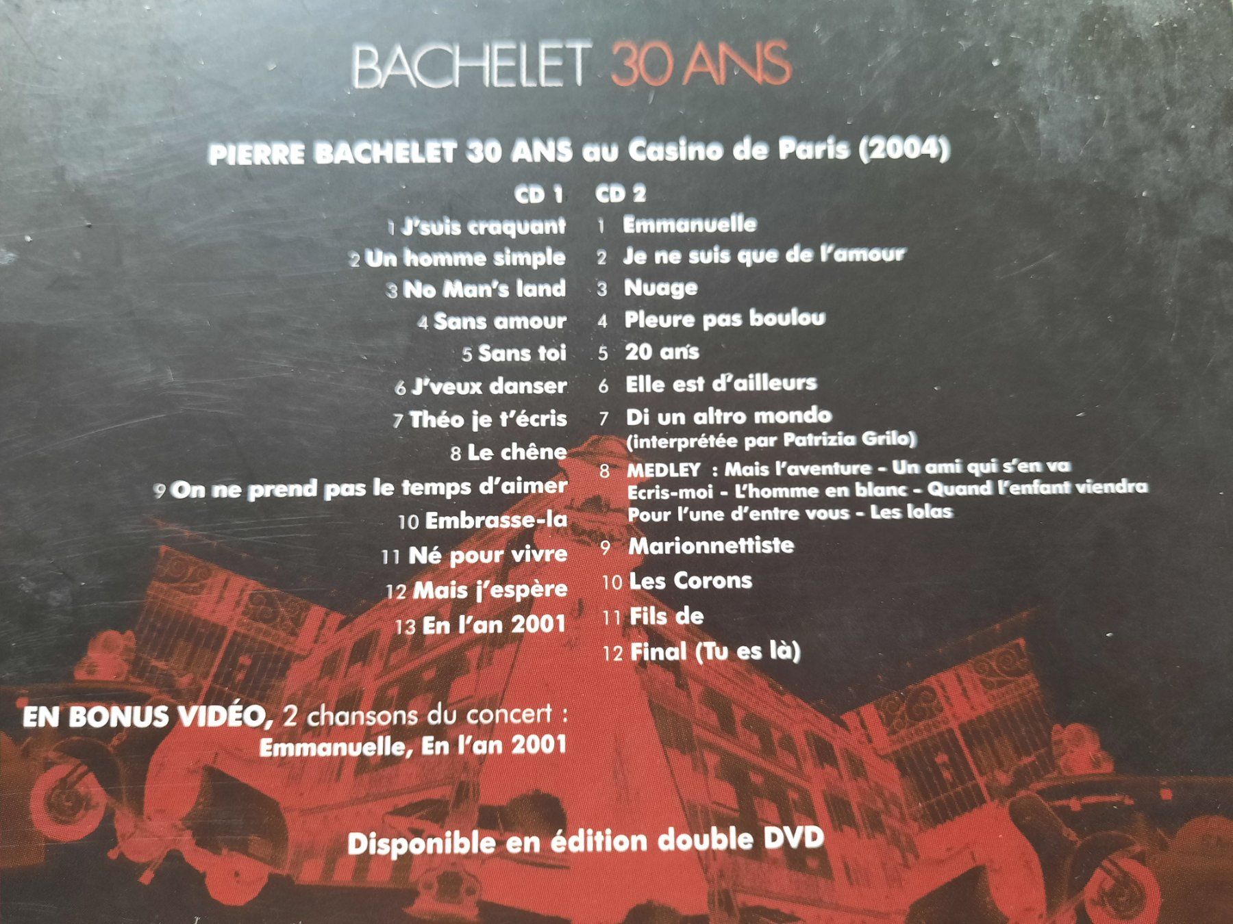 CD: Cd Bachelet - 30 ans  – Usato da Pully venduto da bro_n52j 2