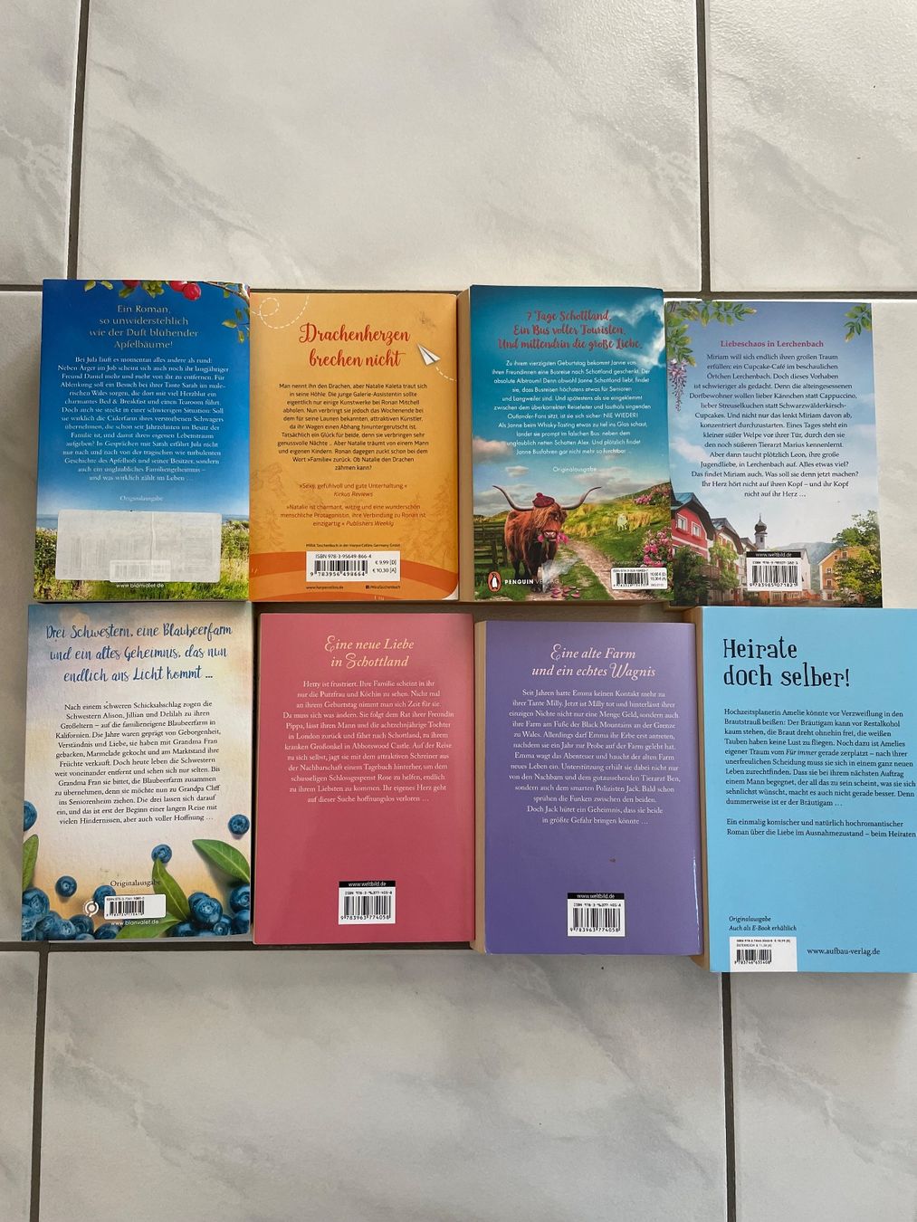Bücher: 8 Romane – Gebraucht aus Nuglar von Juerg78 1