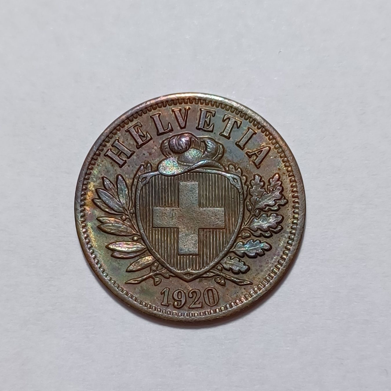 Tutti le monete: 2 Rappen 1920 unz – Nuovo (secondo la descrizione) da Pfäffikon ZH venduto da Schweizer_Muenzen