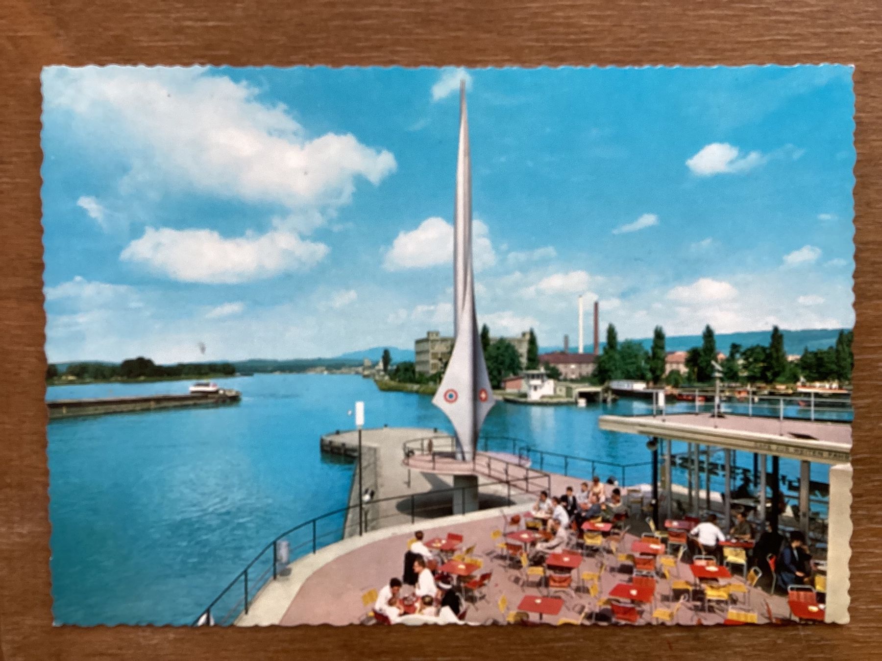Ansichtskarten: AK Basel Dreiländerecke – Gebraucht aus Zürich von Tolima194