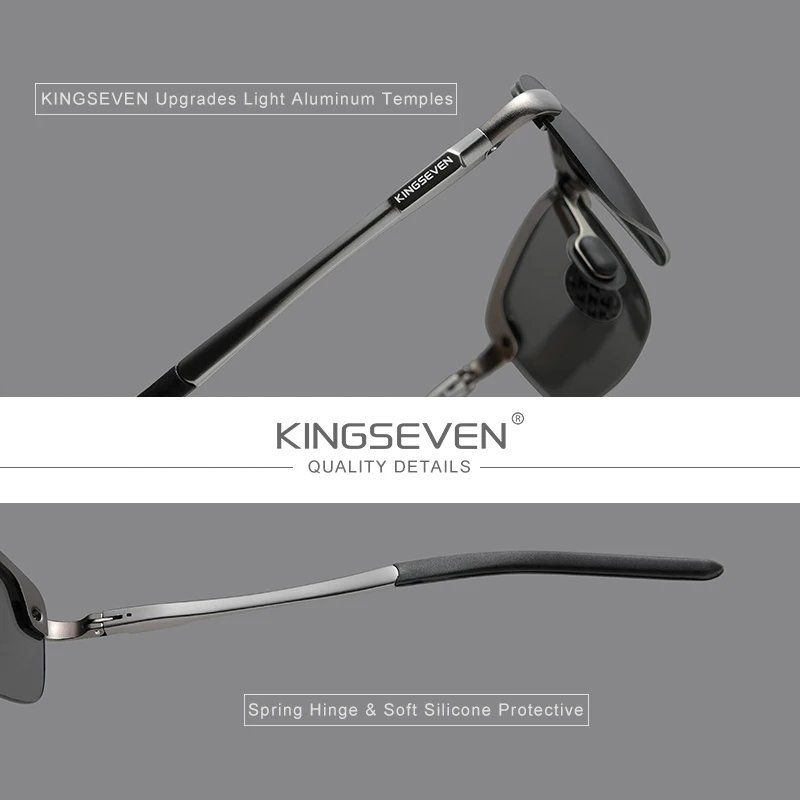 Occhiali & Lenti: Herren Sonnenbrille Kingseven Blau – Nuovo e nell'imballaggio originale da Suhr venduto da sjay.Cv 6