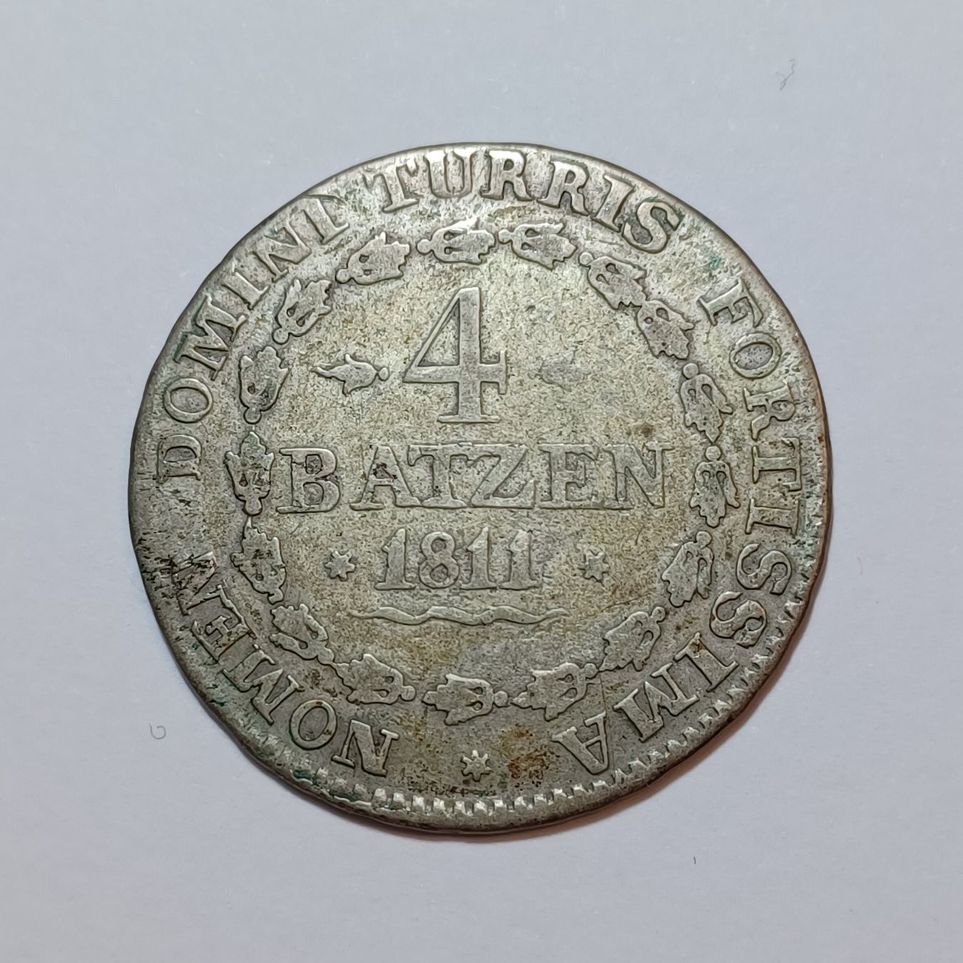 Alle Münzen: 4 Batzen 1811 Schwyz – Gebraucht aus Pfäffikon ZH von Schweizer_Muenzen