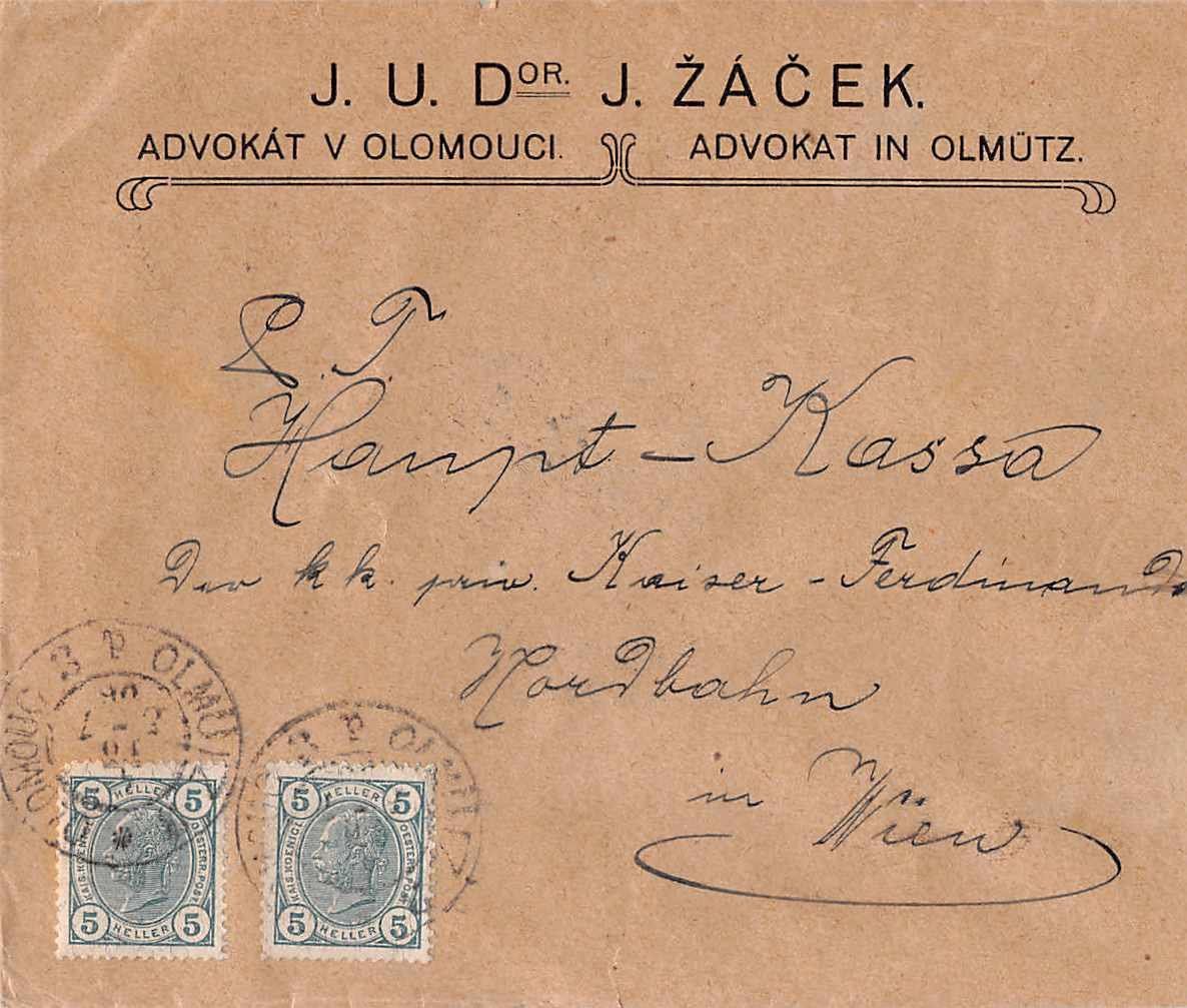 Tutti i francobolli: ZACEK  - Firmenbrief von 1906 – Usato da Lufingen venduto da philatelieshop