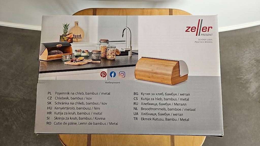 Contenitori & Simili: Zeller Present Brotkasten weiss – Nuovo e nell'imballaggio originale da Burgistein venduto da Thb1 5