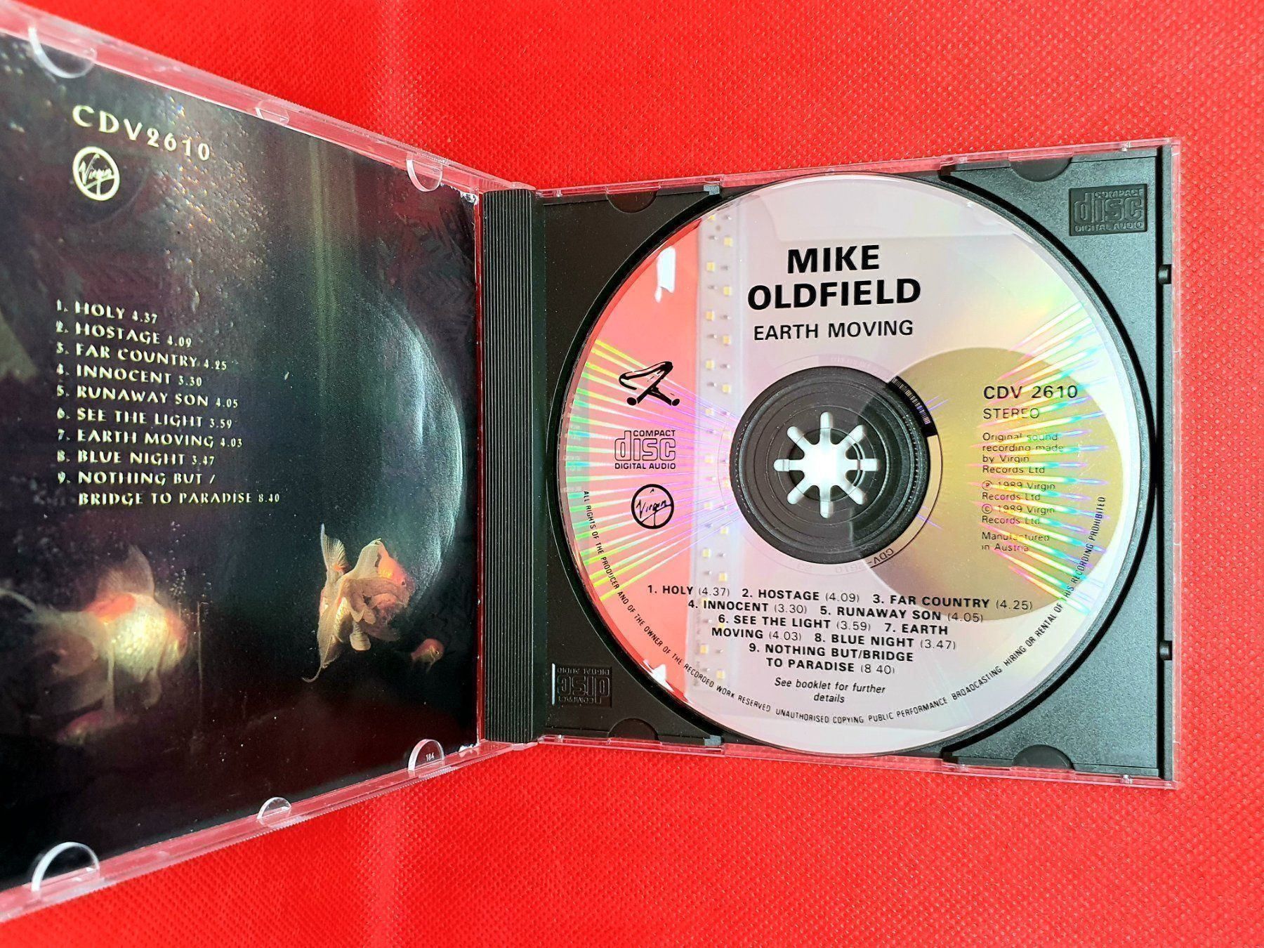 CD: CD Mike Oldfield "earth moving" – Usato da Riedholz venduto da Speedy11 1