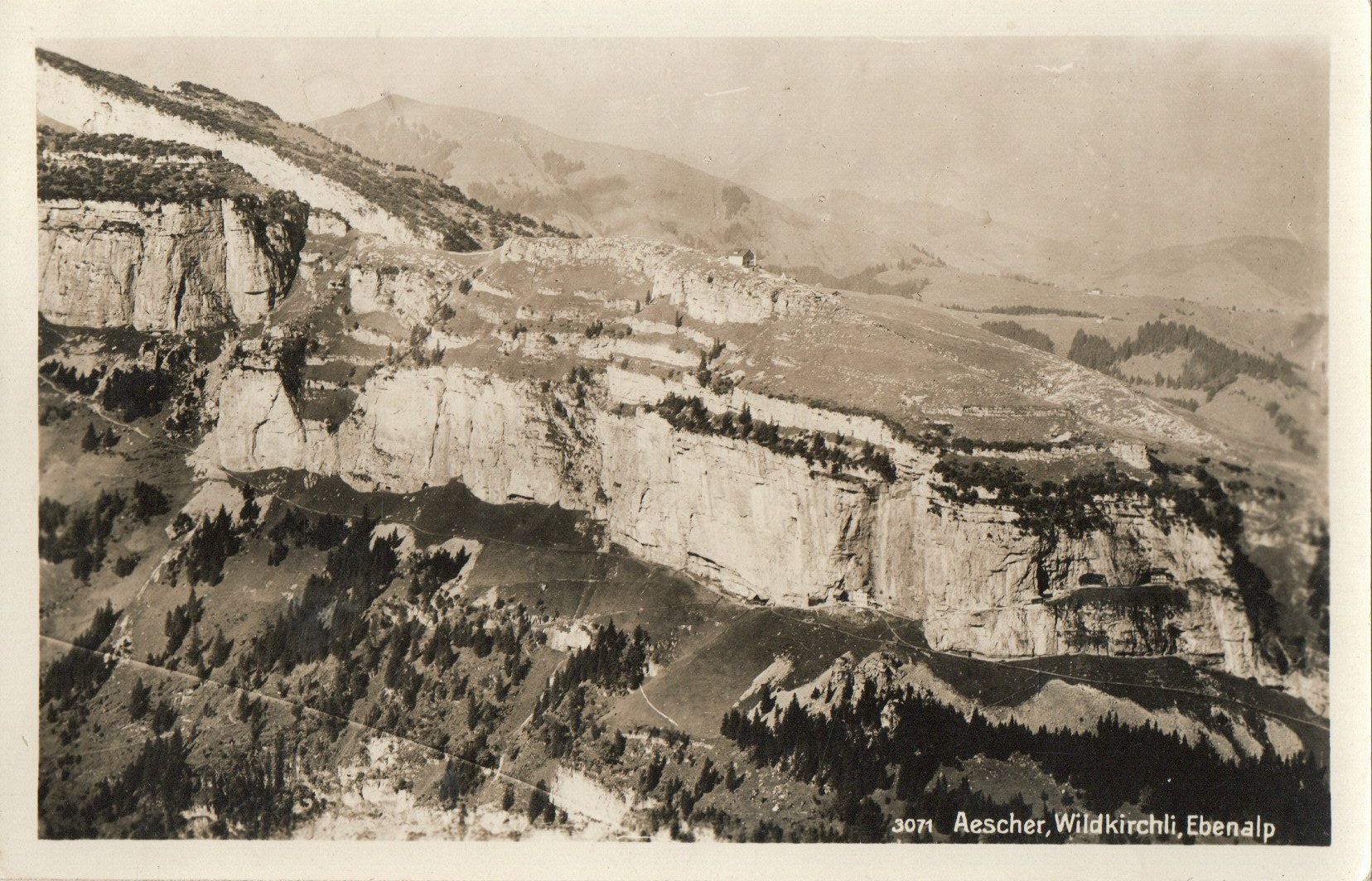 Ansichtskarten: Aescher-Wildkirchli-Ebenalp – Gebraucht aus Melano von pisonsdro