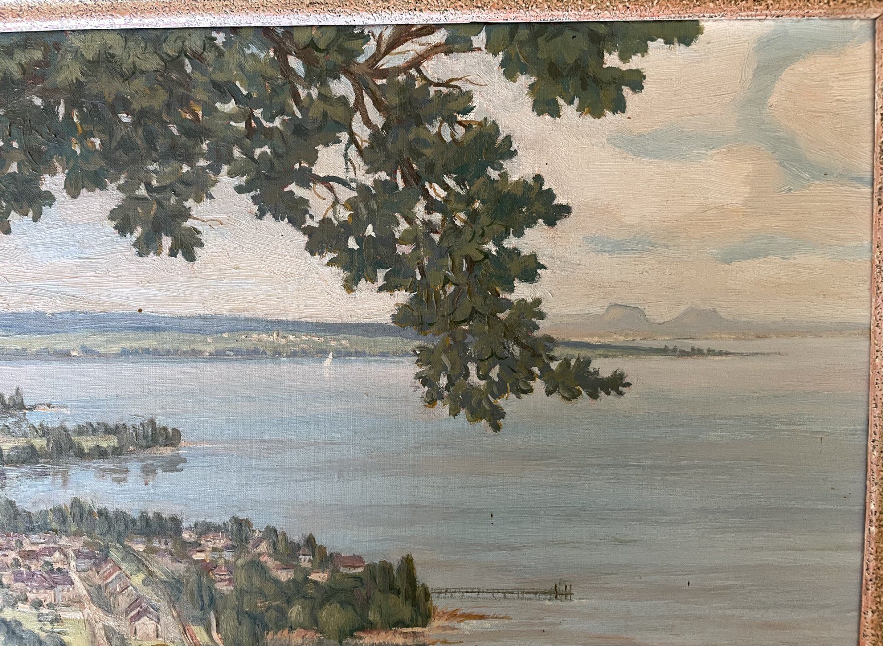 Gemälde: Ölgemälde Gemälde Bild Bodensee Untersee sign. K.Kellermann – Gebraucht aus Oftringen von allesmeins 3