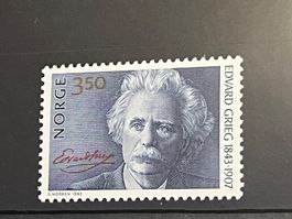 Briefmarke Norwegen Edward Grieg