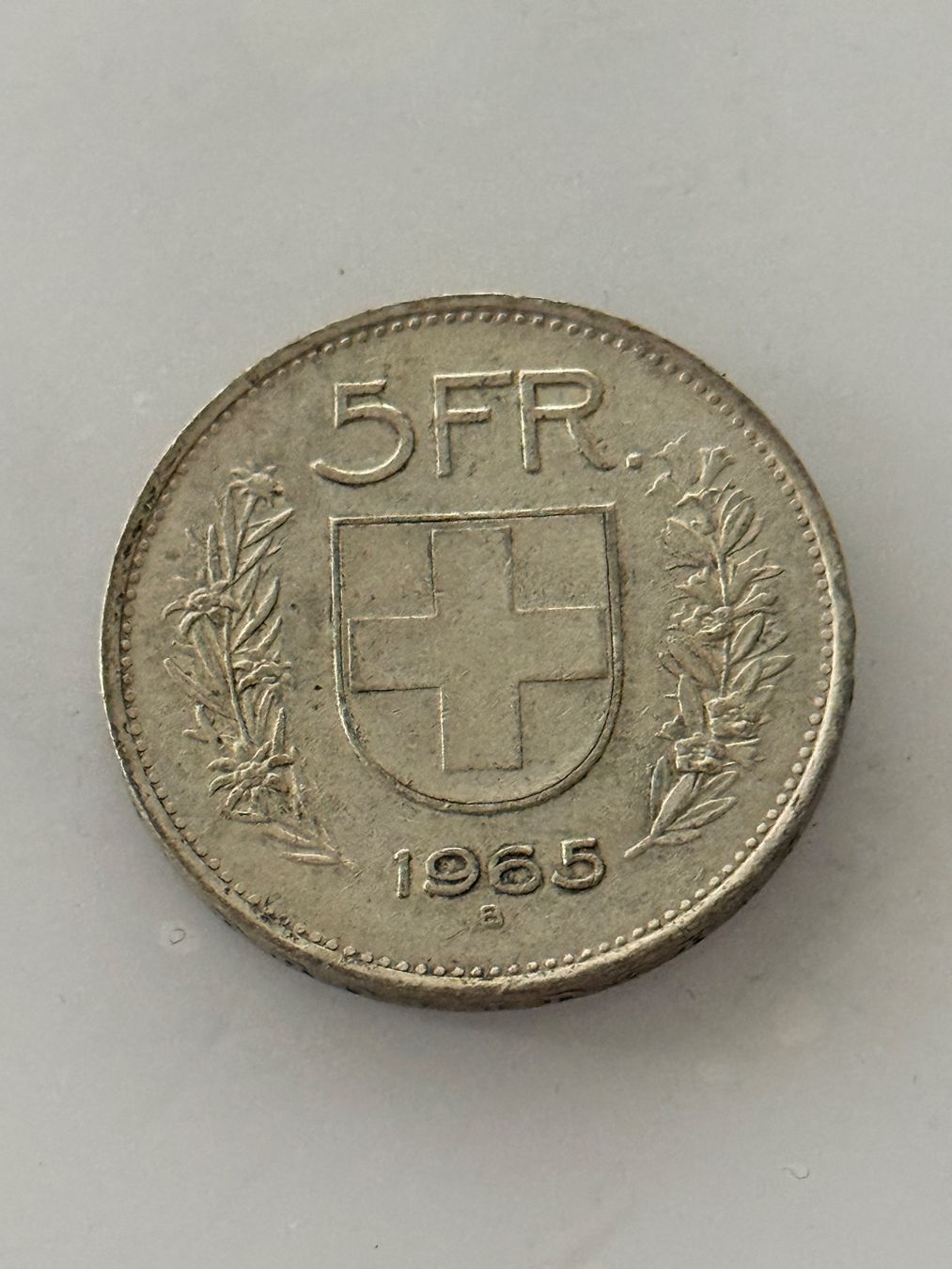 Alle Münzen: 5 Franken 1965  Silber – Gebraucht aus Wallisellen von SWISS_SILVER1 1