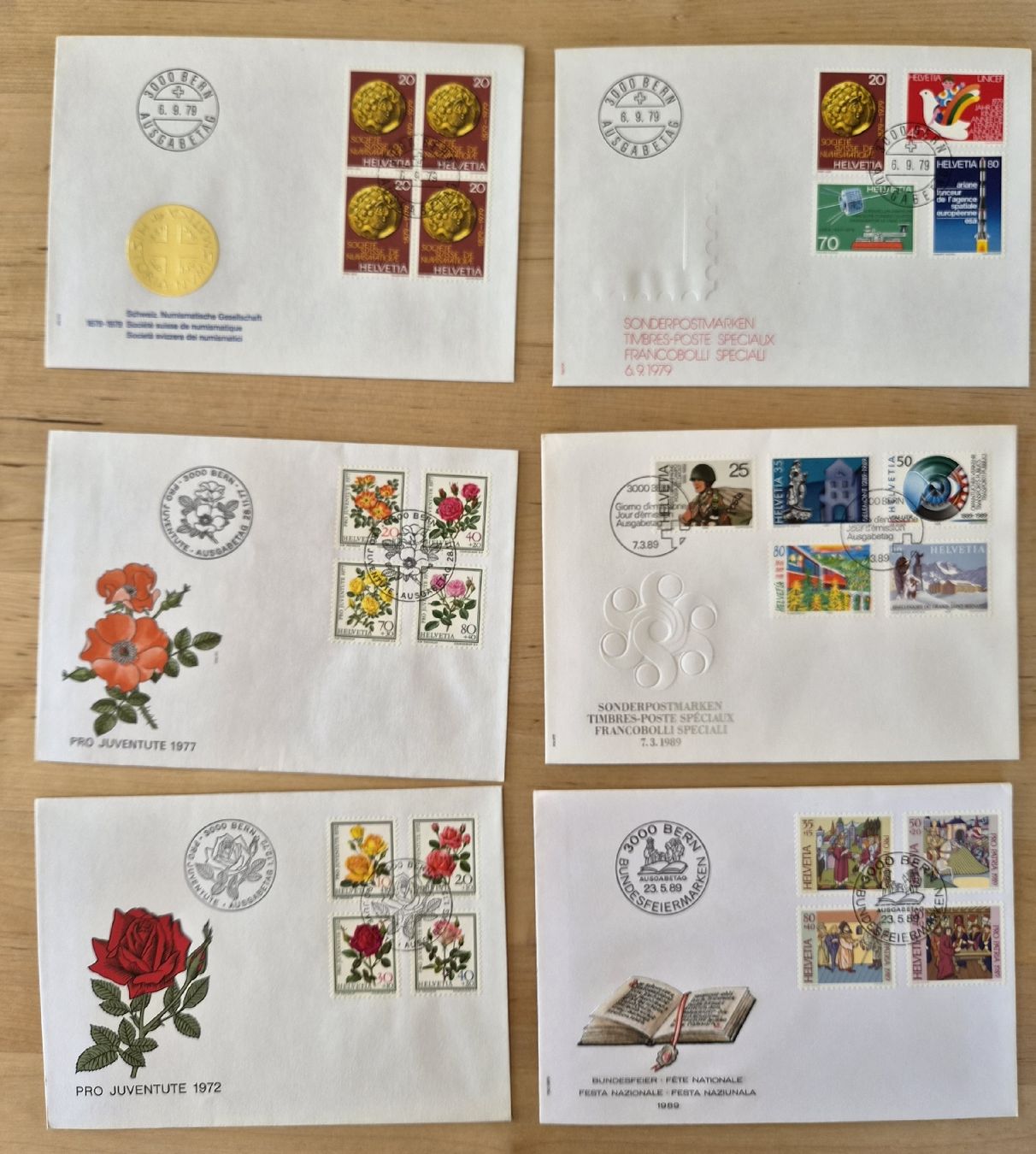 Tous les timbres: Ersttagsbriefe – D'occasion à Erlach par Kjt 6