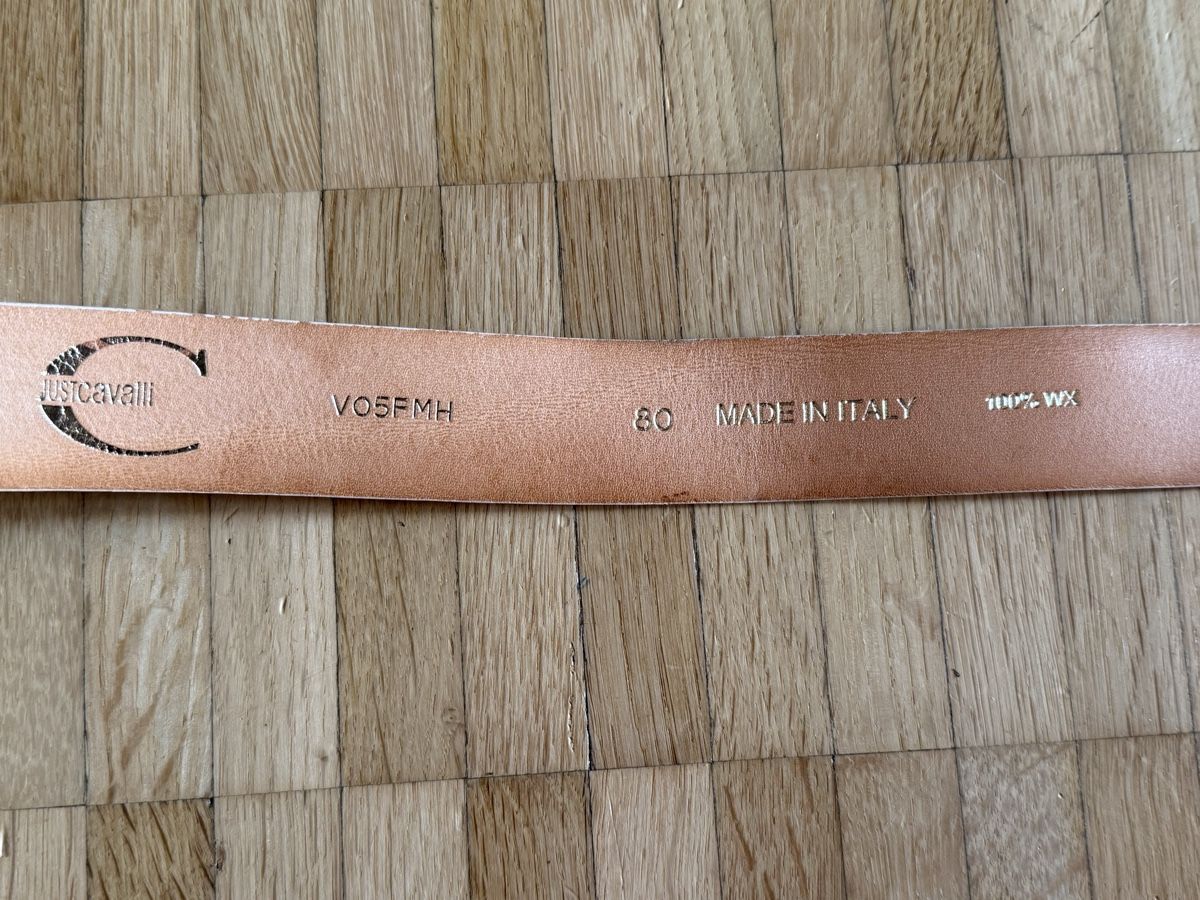 Roberto Cavalli Cinture: Just Cavalli Guertel Schlangemuster Logo Schnalle  – Usato da Zürich venduto da daki81 2