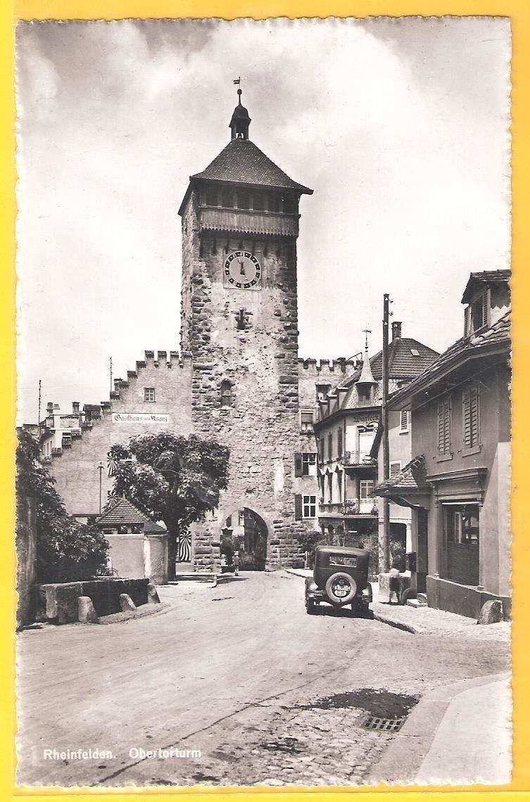 Cartoline postali: 24.9.43 Rheinfelden/Obertorturm/Oldtimer – Usato da Zürich venduto da Hagliweg 1