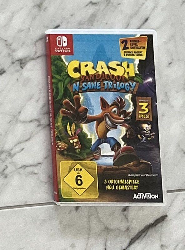 Spiele: Crash Bandicoot N. Sane Trilogy Nintendo Switch – Gebraucht aus Chur von Eliwood01