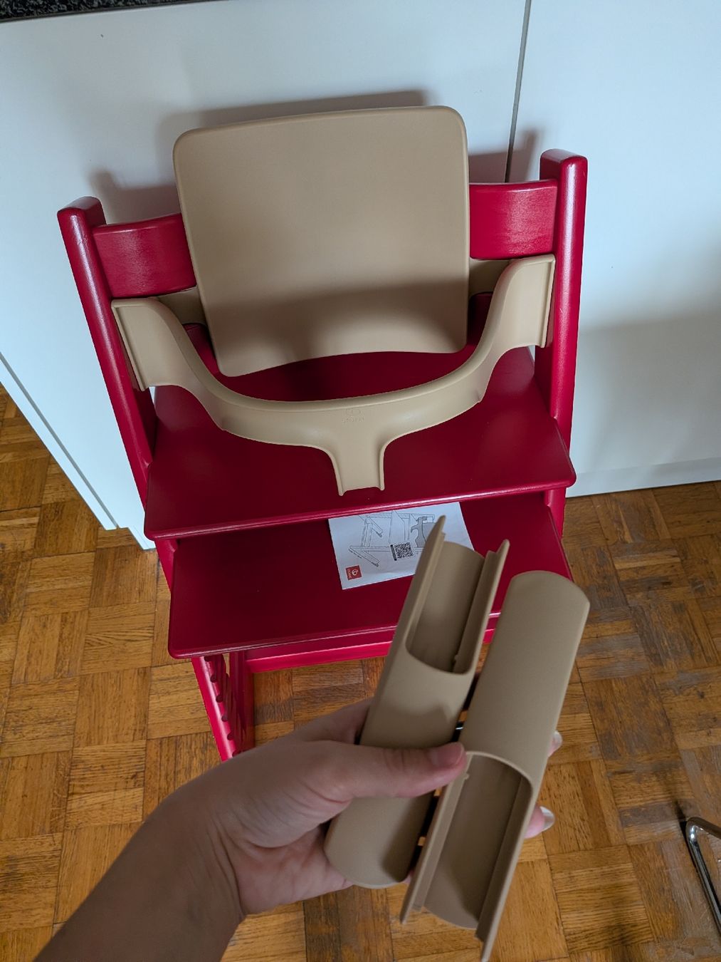 Stokke Seggioloni: STROKKE Tripp trapp baby set BEIGE – Nuovo e nell'imballaggio originale da Genève venduto da Loloana 2