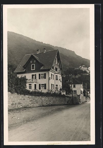 Cartoline postali: AK Vaduz, Zahnpraxis X. Marktl – Usato da Berlin venduto da bartko-reher